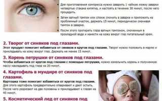 Как избавиться от синяка под глазом быстро