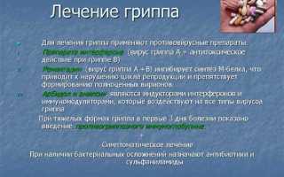 Как лечить грипп у взрослых