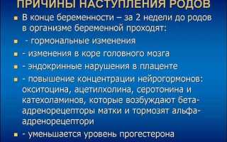 Симптомы родов